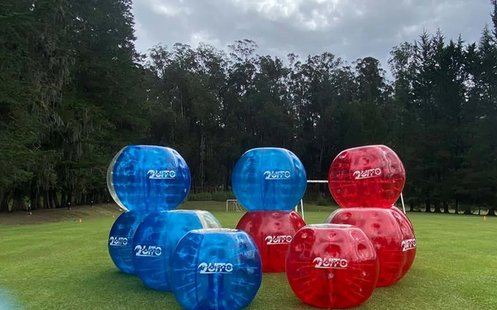 Pista móvil — Bubble ball